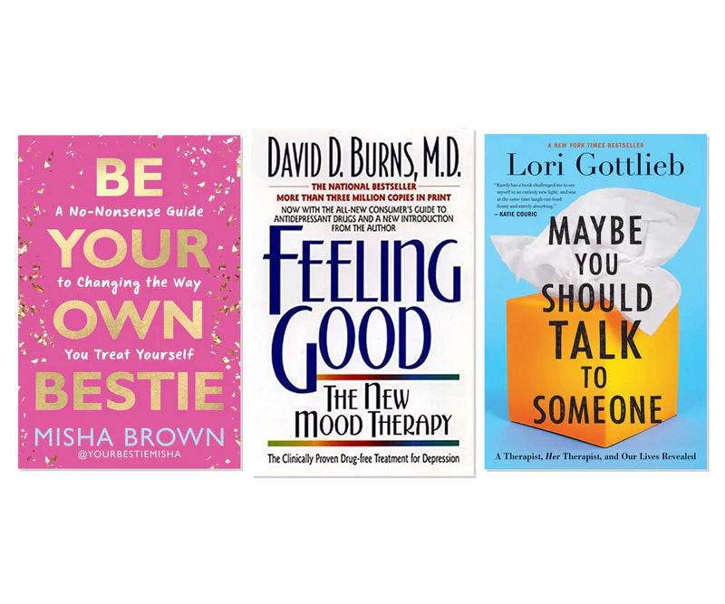 Self-Care & Mental Health Essentials 3-Book Collection, Hardcover